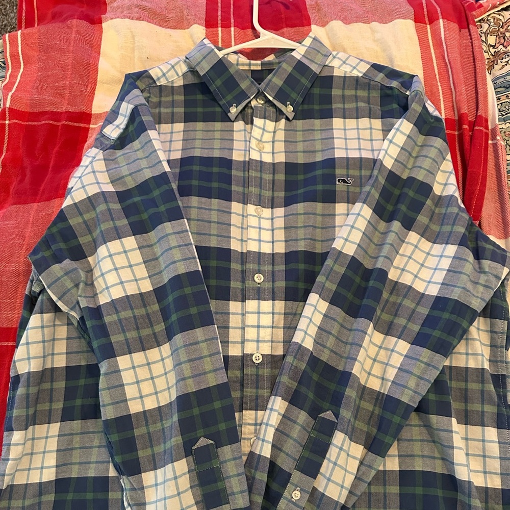 EUC vineyard vines 100% cotton long sleeve shirt